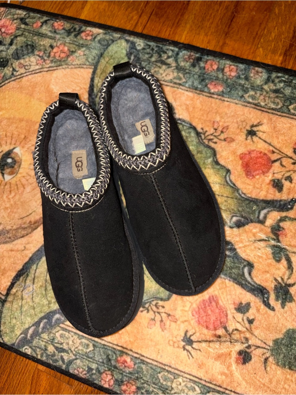 UGG Men’s Black Suede Slip-On Moccasin
